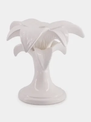 Small Sugar Cane Ceramic Candleholder