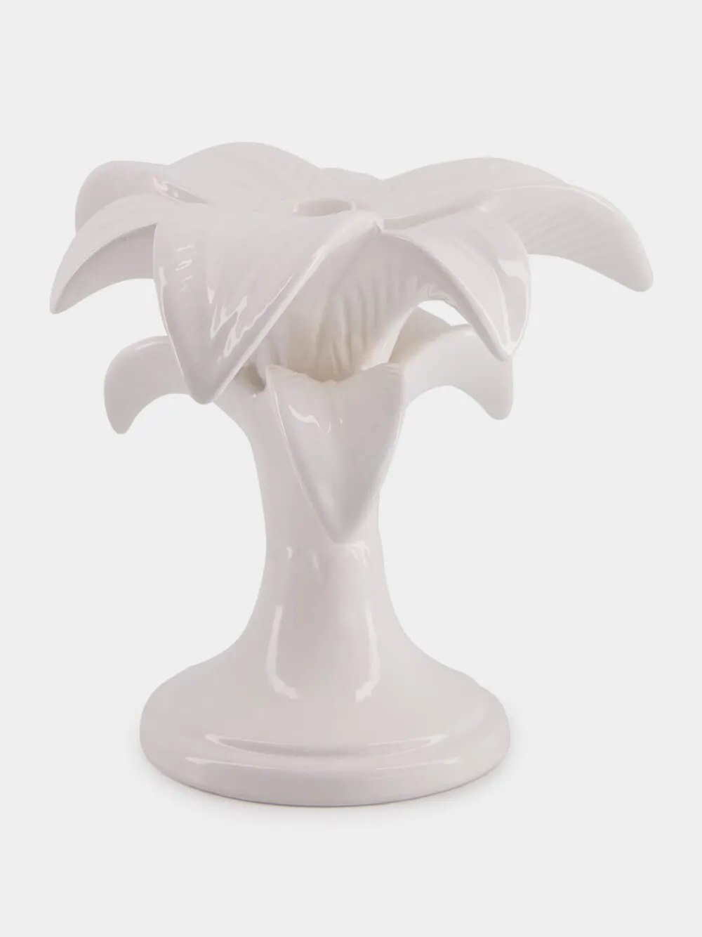 Small Sugar Cane Ceramic Candleholder