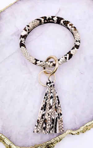 Snake Tassel Key Ring