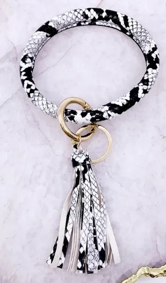 Snake Tassel Key Ring
