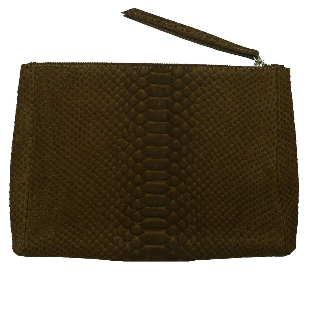 Snakeskin Cosmetic Bag