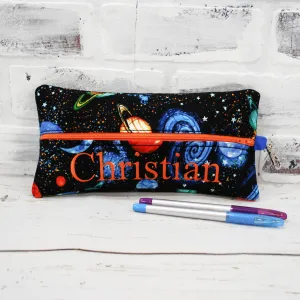 Space Personalized Quilted Pouch