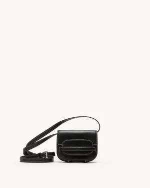Sport Card Case in Black Leather
