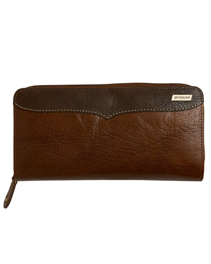 Statesman Ladies Purse Brown