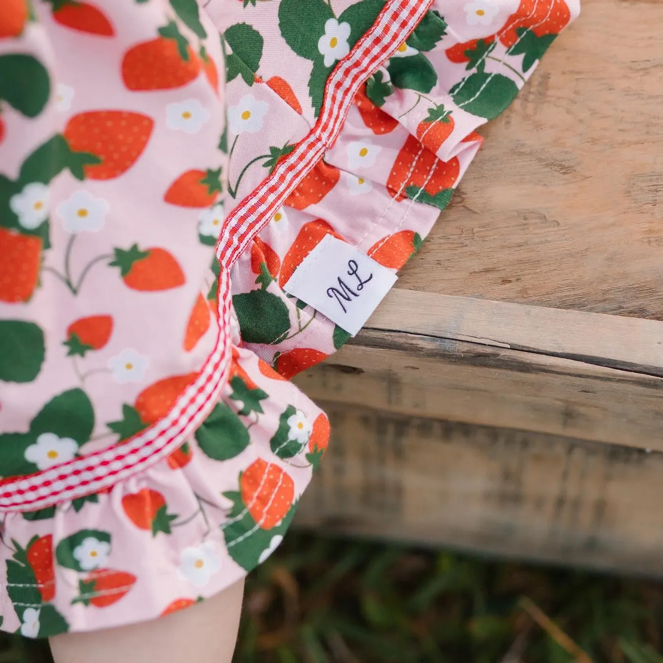 Strawberry Shortcake Skirted Romper Adele
