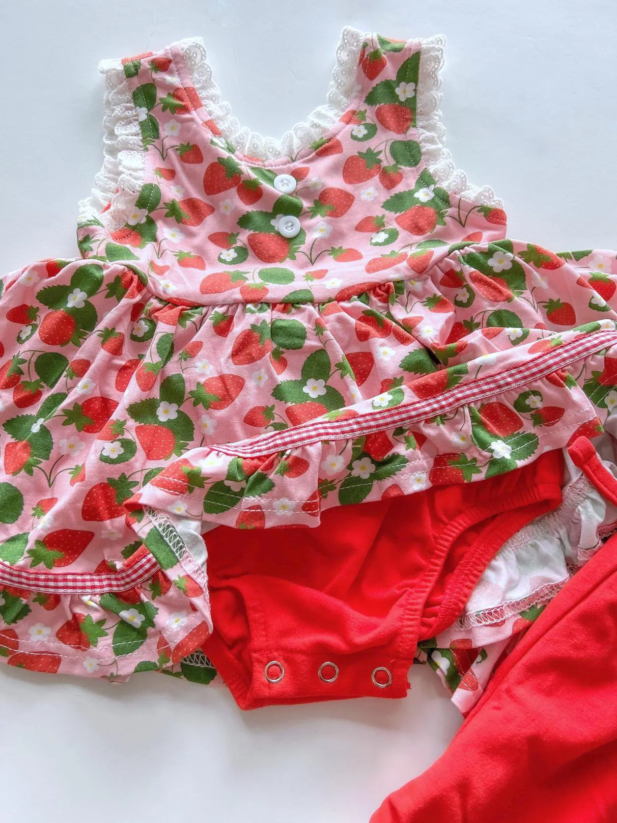 Strawberry Shortcake Skirted Romper Adele