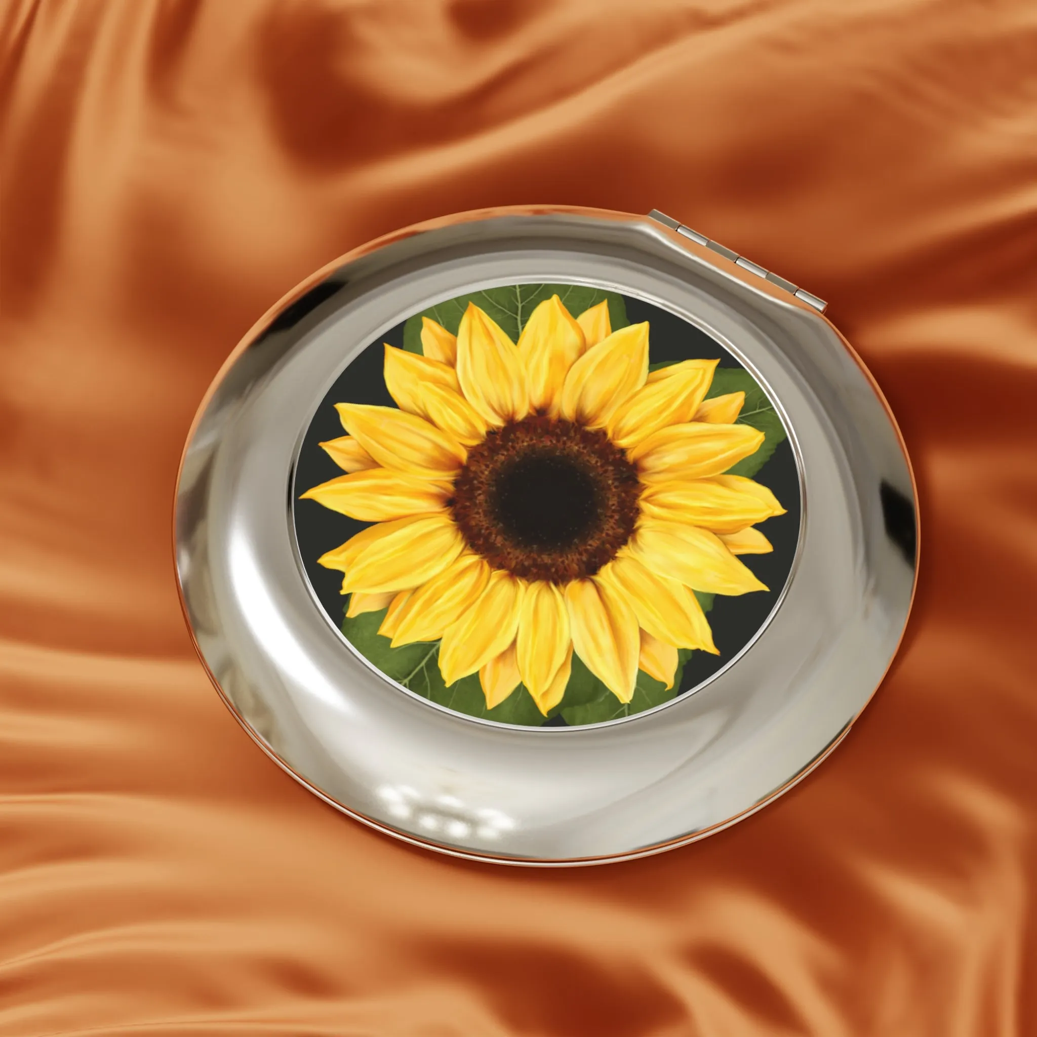 Sunflower - Compact Travel Mirror