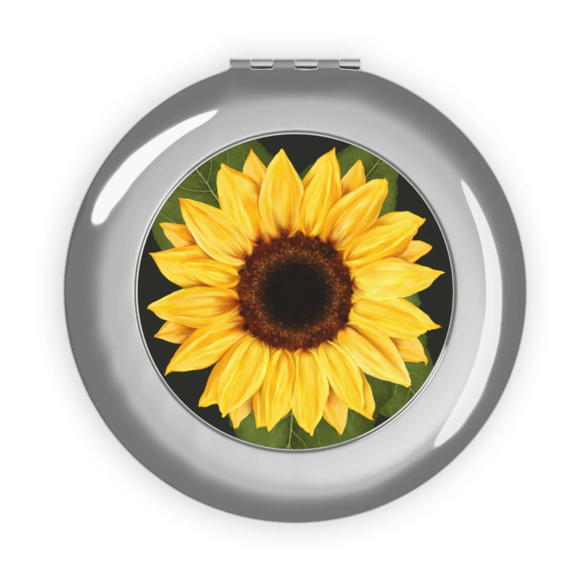 Sunflower - Compact Travel Mirror