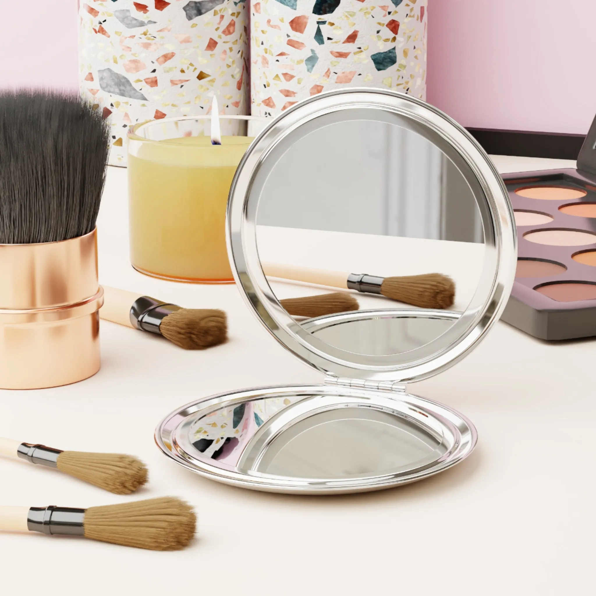 Sunflower - Compact Travel Mirror