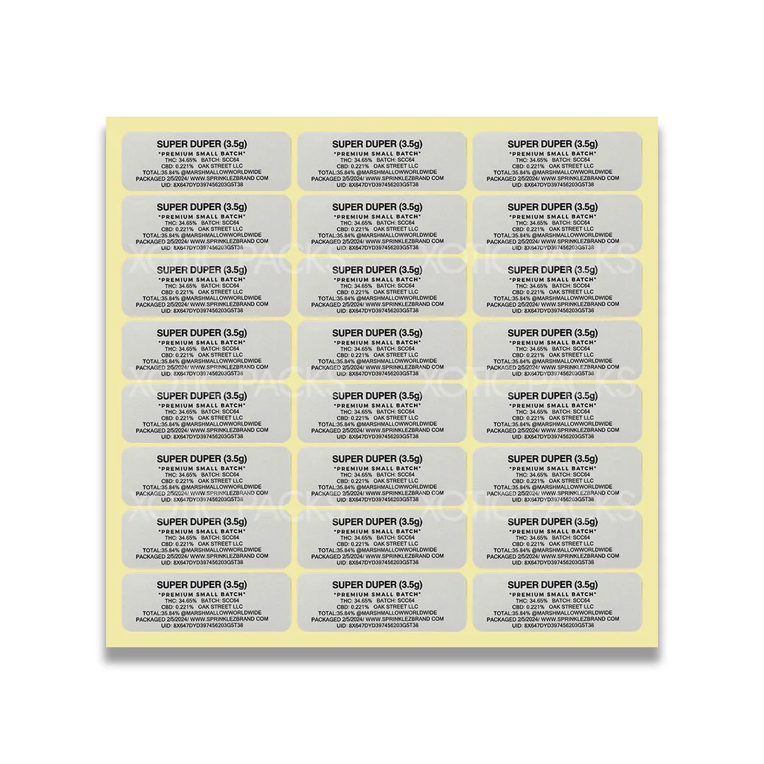 Super Duper Marshmallow (Soft Sticker) Mylar Bag 3.5 Grams