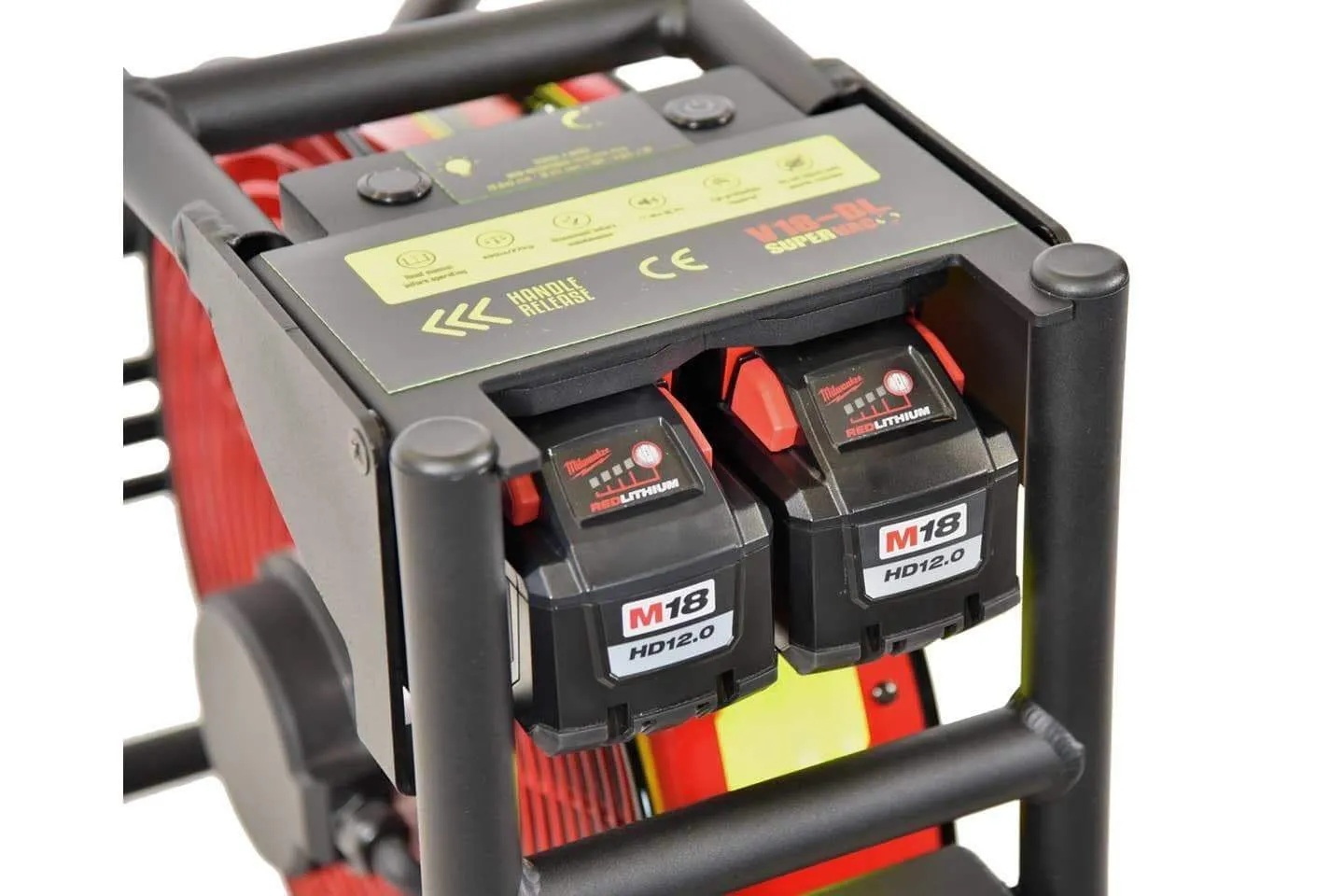 Super Vac 18" PPV Fan - Milwaukee Batteries, Chargers and Shore Power