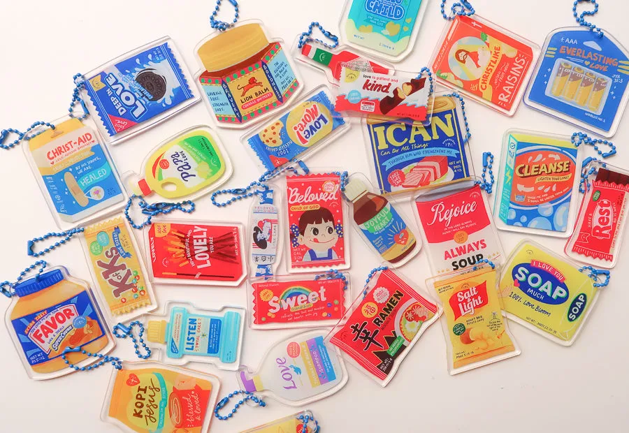 Sweet Friendships Candy {Acrylic Keychain}
