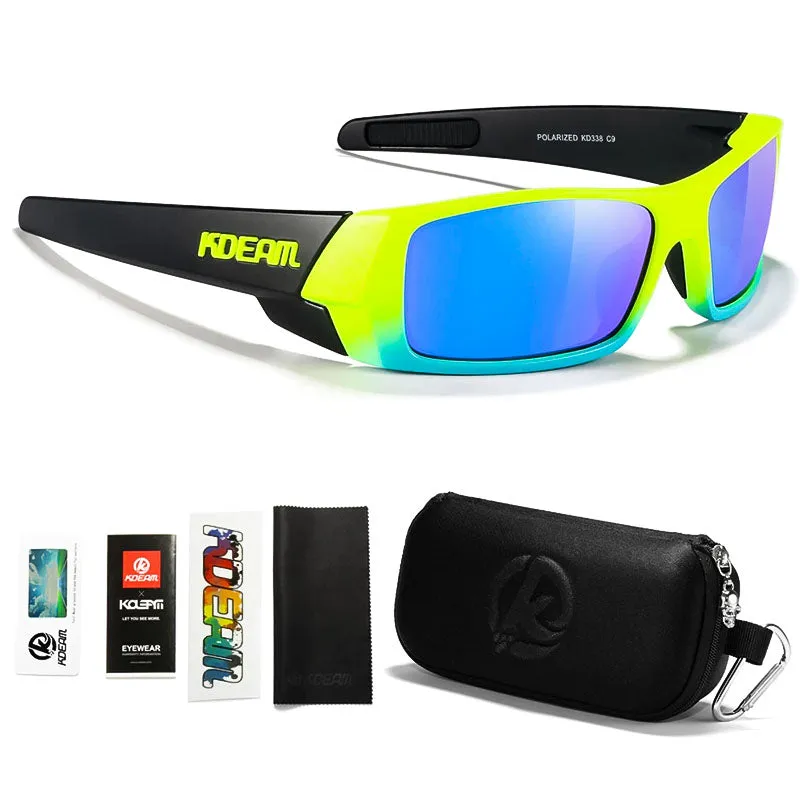 TAC Polarized Motorcycle Wrap Sunglasses