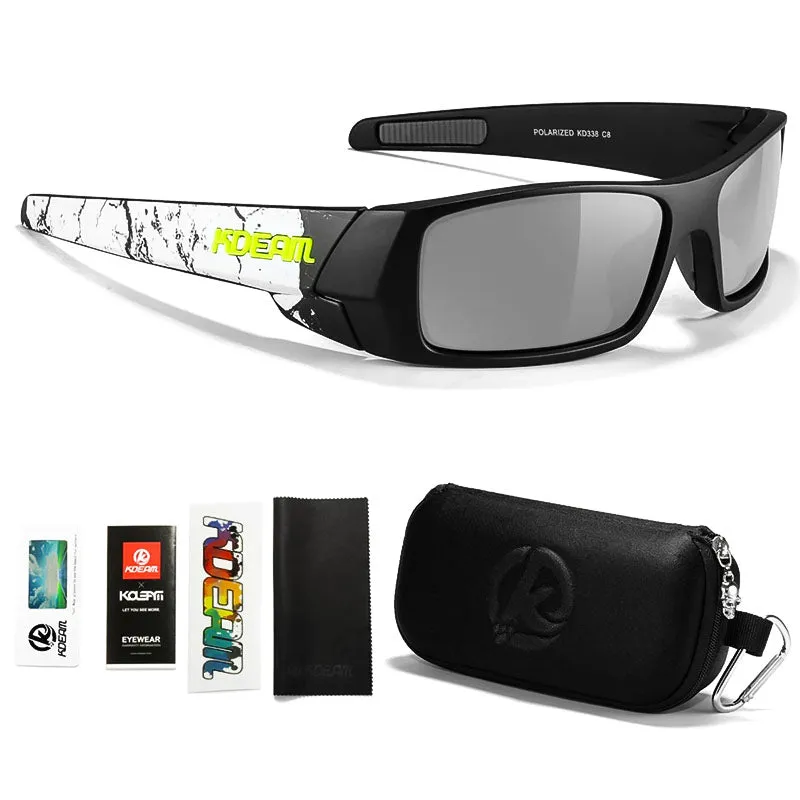 TAC Polarized Motorcycle Wrap Sunglasses