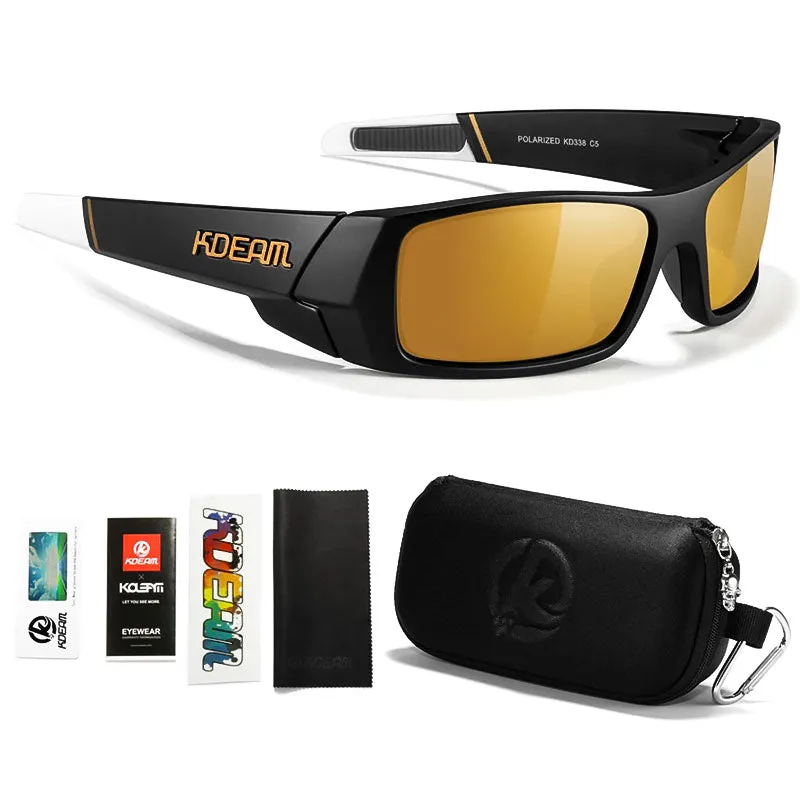 TAC Polarized Motorcycle Wrap Sunglasses