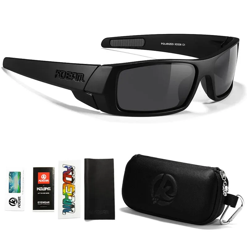 TAC Polarized Motorcycle Wrap Sunglasses
