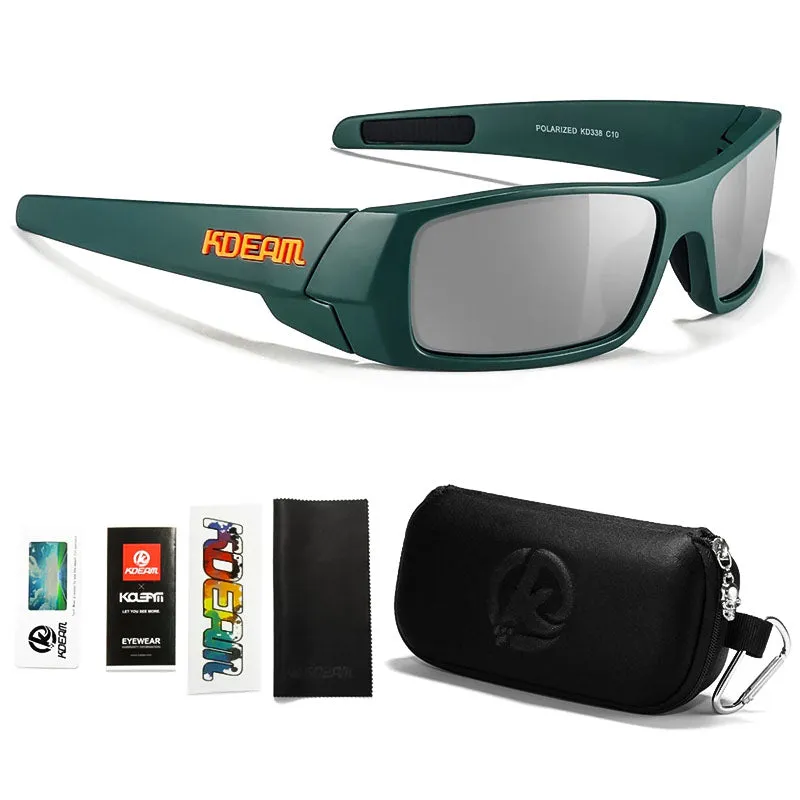 TAC Polarized Motorcycle Wrap Sunglasses