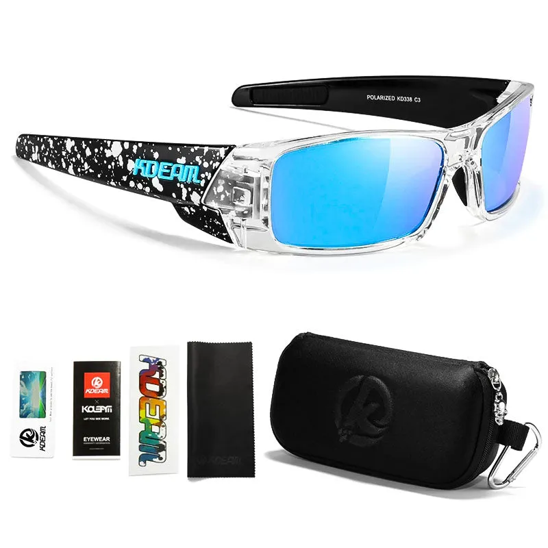 TAC Polarized Motorcycle Wrap Sunglasses