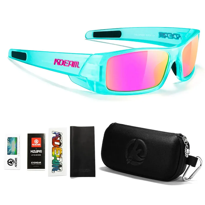 TAC Polarized Motorcycle Wrap Sunglasses