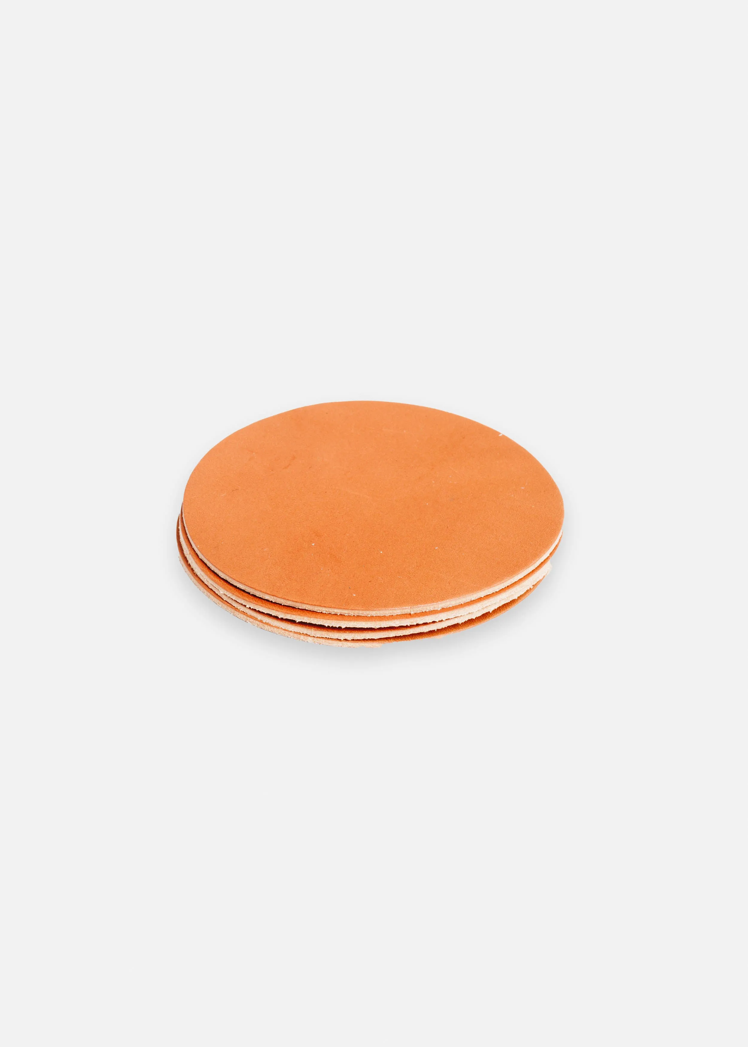Tan Tangerine Coaster Set in Latigo