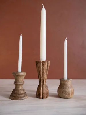 taper holder trio   candles