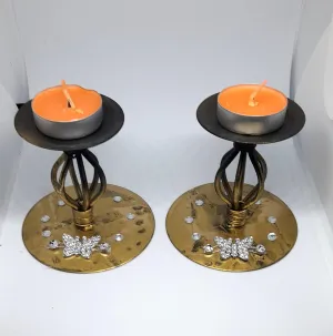 Tea light butterfly