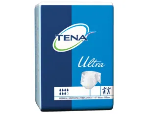 Tena Ultra Soft Adult Brief, Diaper Mediums 34"-37"