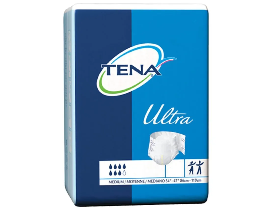 Tena Ultra Soft Adult Brief, Diaper Mediums 34"-37"