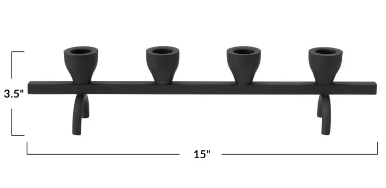 Textured Metal Taper Holder