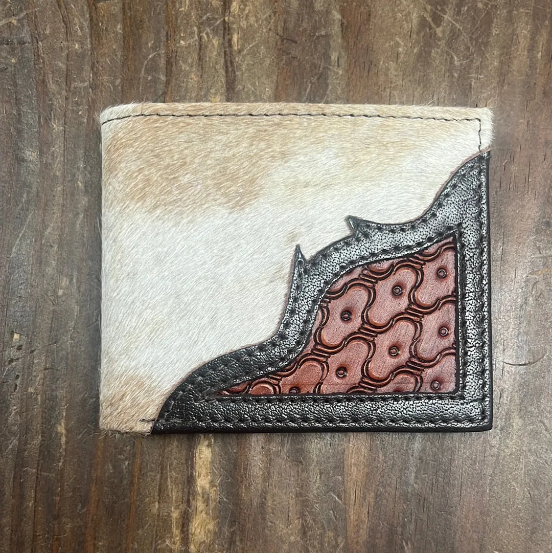 The Tooled Cowhide Men's Wallet