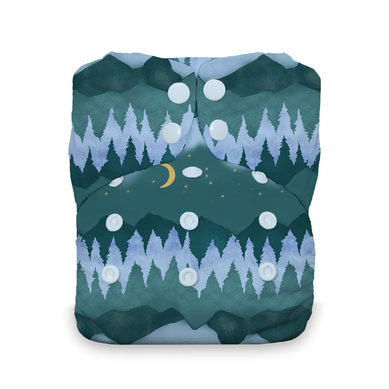Thirsties - Mountain Twilight - Snap, Natural - One Size All-in-One