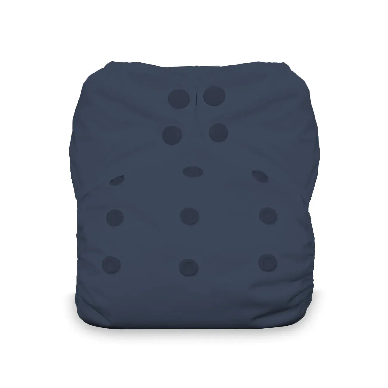 Thirsties - Navy - Snap, Natural - One Size All-in-One