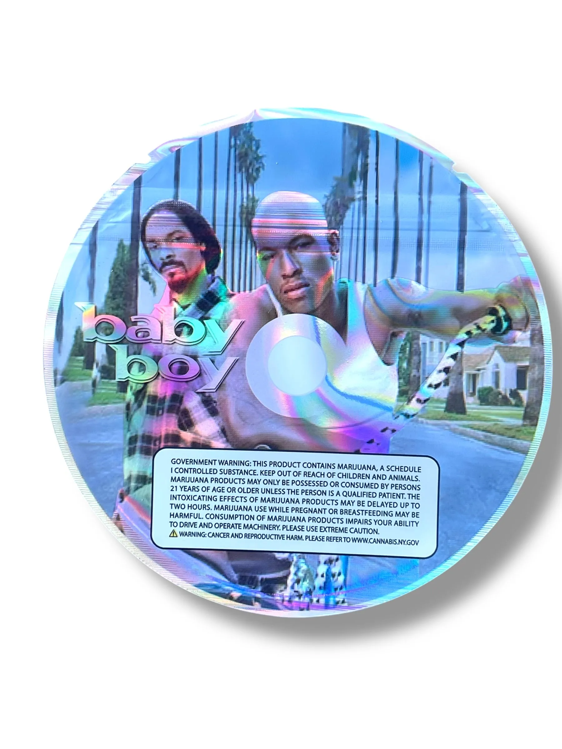 This Shit Smoking Baby Boy CD Cases With Mylar Bag 3.5 Grams