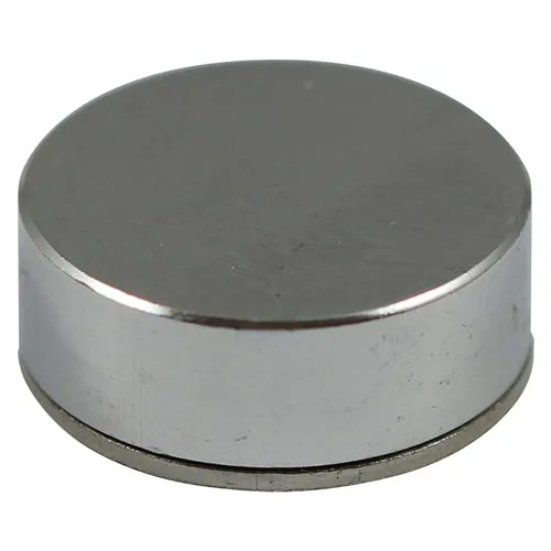 TIMCO Threaded Screw Caps Solid Brass Polished Chrome - 18mm (4pcs)