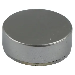 TIMCO Threaded Screw Caps Solid Brass Satin Chrome - 14mm (4pcs)