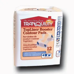 Tranquility TopLiner Mini Booster Pad Diaper Inserts Pk/25