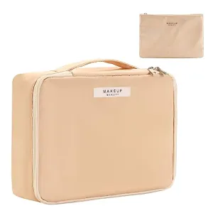 Travel Makeup Bag Cosmetic Bag Makeup Bag Toiletry bag for women and men (Large Blue)