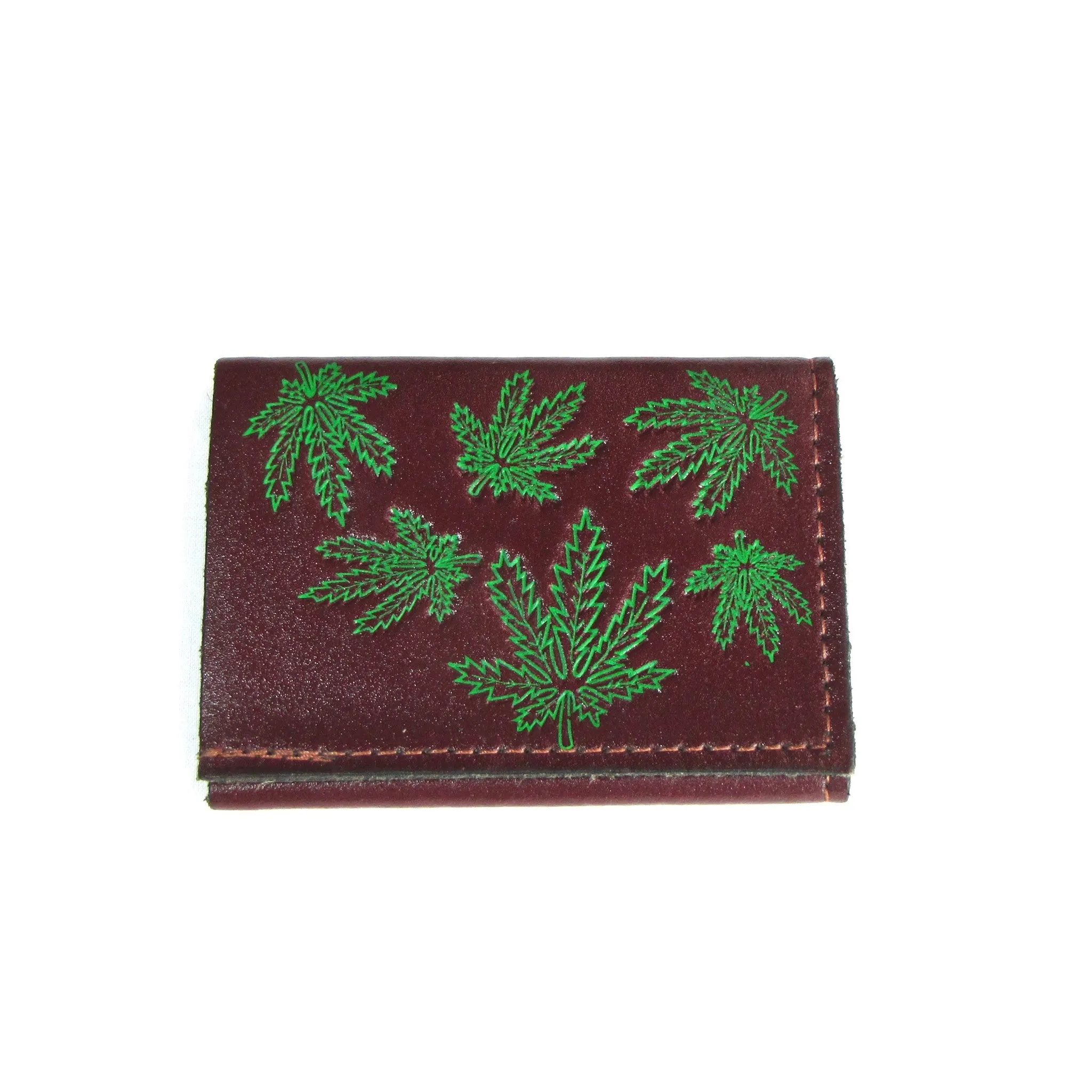 Tri-Fold Wallet- Multi Leaf
