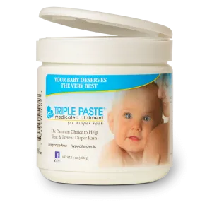 Triple Paste 16oz Medicated Diaper Rash Ointment by Summer Labs