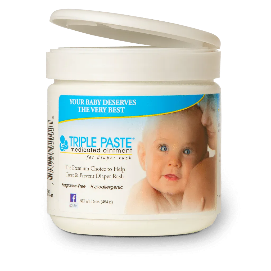Triple Paste 16oz Medicated Diaper Rash Ointment by Summer Labs
