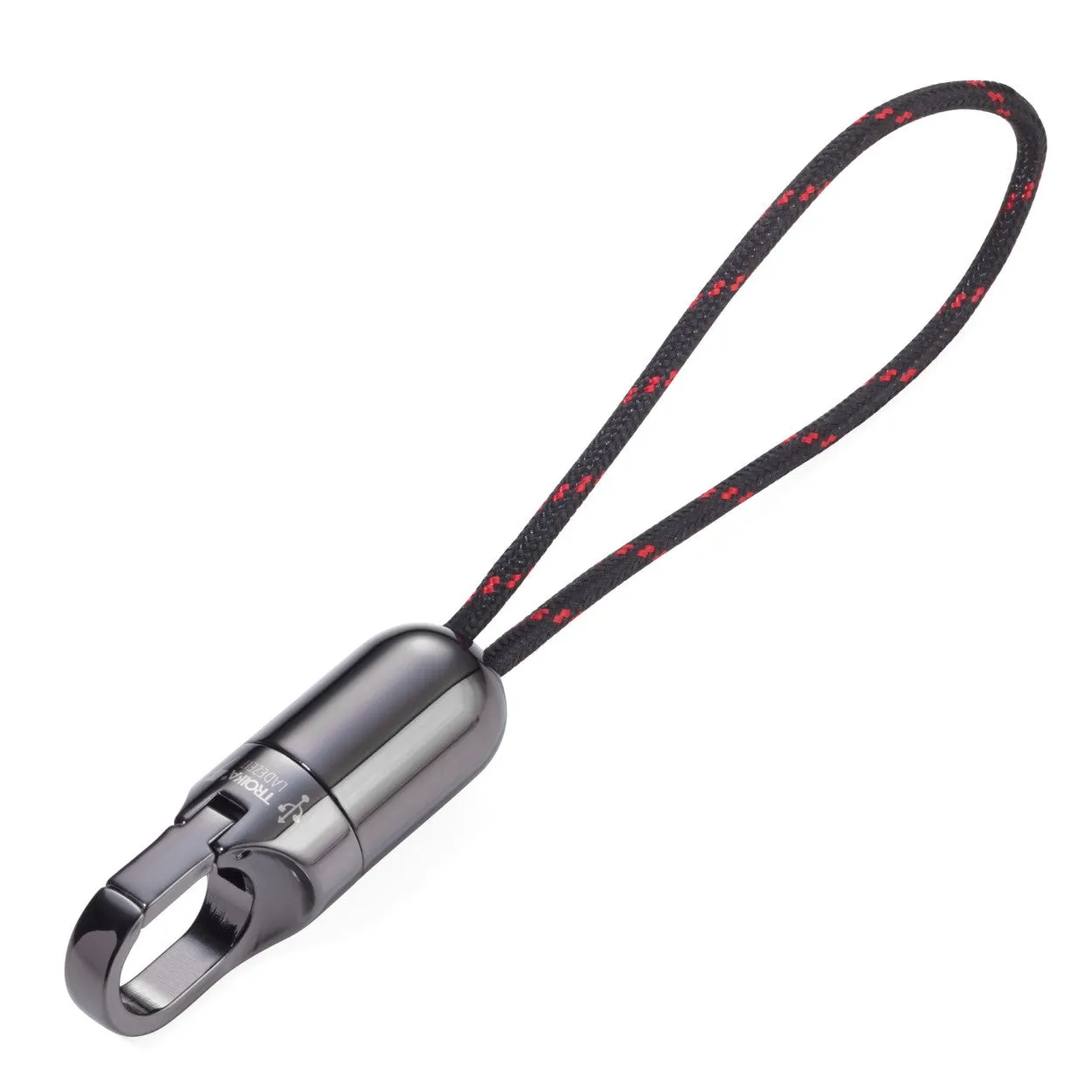 TROIKA Charging Cable on Carabiner Key Ring CHARGING TIME