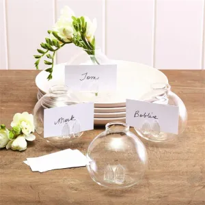 Two's Company Be Seated Set of 4 Bud Vases Place Card Holders