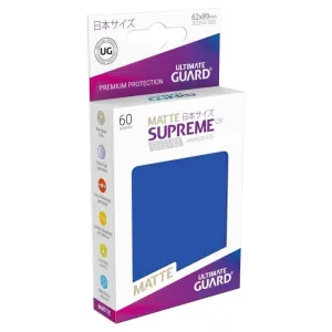 Ultimate Guard Supreme UX Sleeves Japanese Size Matte Blue (60)