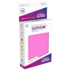 Ultimate Guard Supreme UX Sleeves Japanese Size Matte Pink (60)