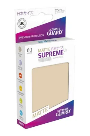 Ultimate Guard Supreme UX Sleeves Japanese Size Matte Sand (60)