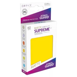 Ultimate Guard Supreme UX Sleeves Japanese Size Matte Yellow (60)