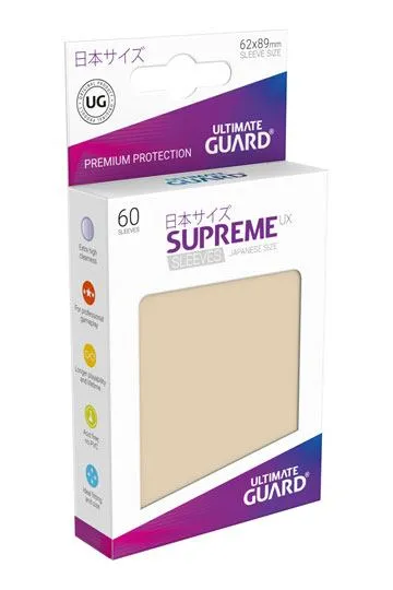 Ultimate Guard Supreme UX Sleeves Japanese Size Sand (60)