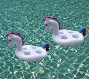 Unicorn 4 Drink Holders Float!