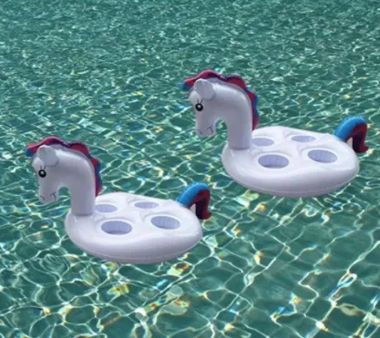 Unicorn 4 Drink Holders Float!