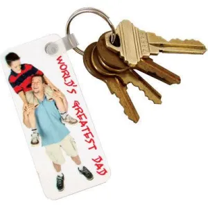 Unisub Sublimation Blank FRP Key Tag - 1.25" x 3" - Rectangle